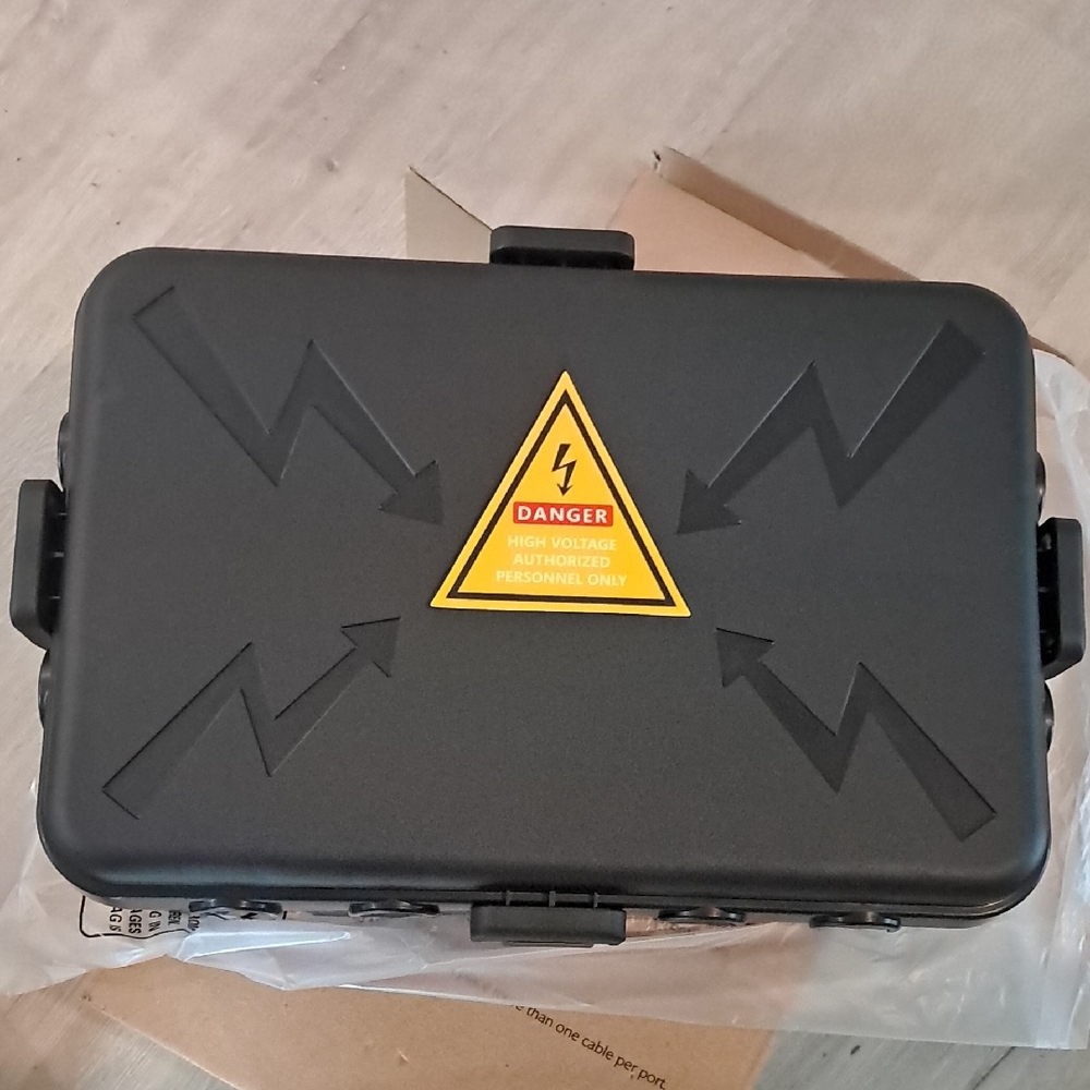 Black High Voltage Protective Case